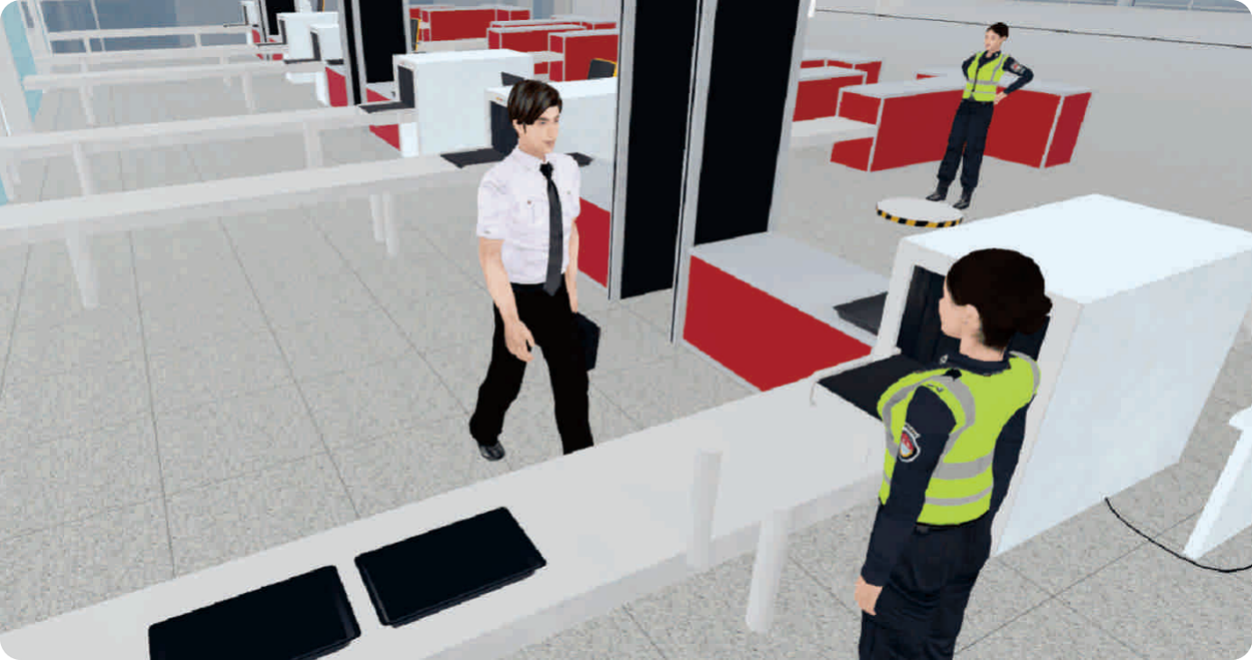 VR 空防与服务仿真训练